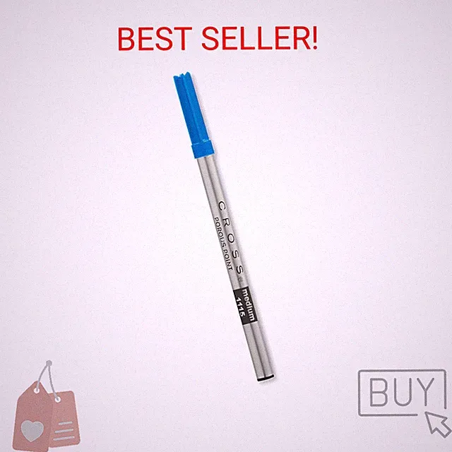 Cross Porous-Point (Felt-Tip) Refill for Selectip® Pens - Blue - Medium