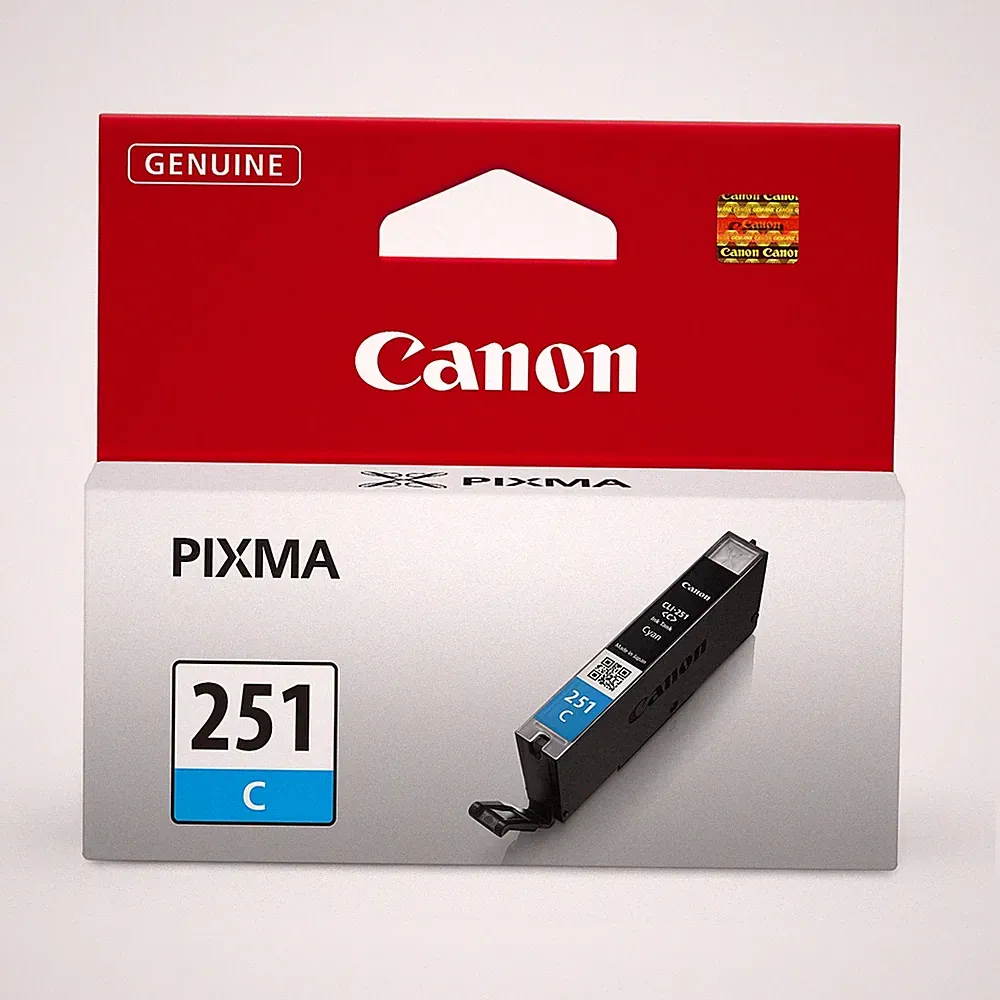 Genuine Canon Cyan Inkjet Printer Ink Tank for Crisp Documents and Photos