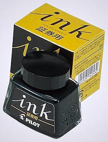 PILOT INK30DO Black Securities Ink 100g Bottle for Document Use New
